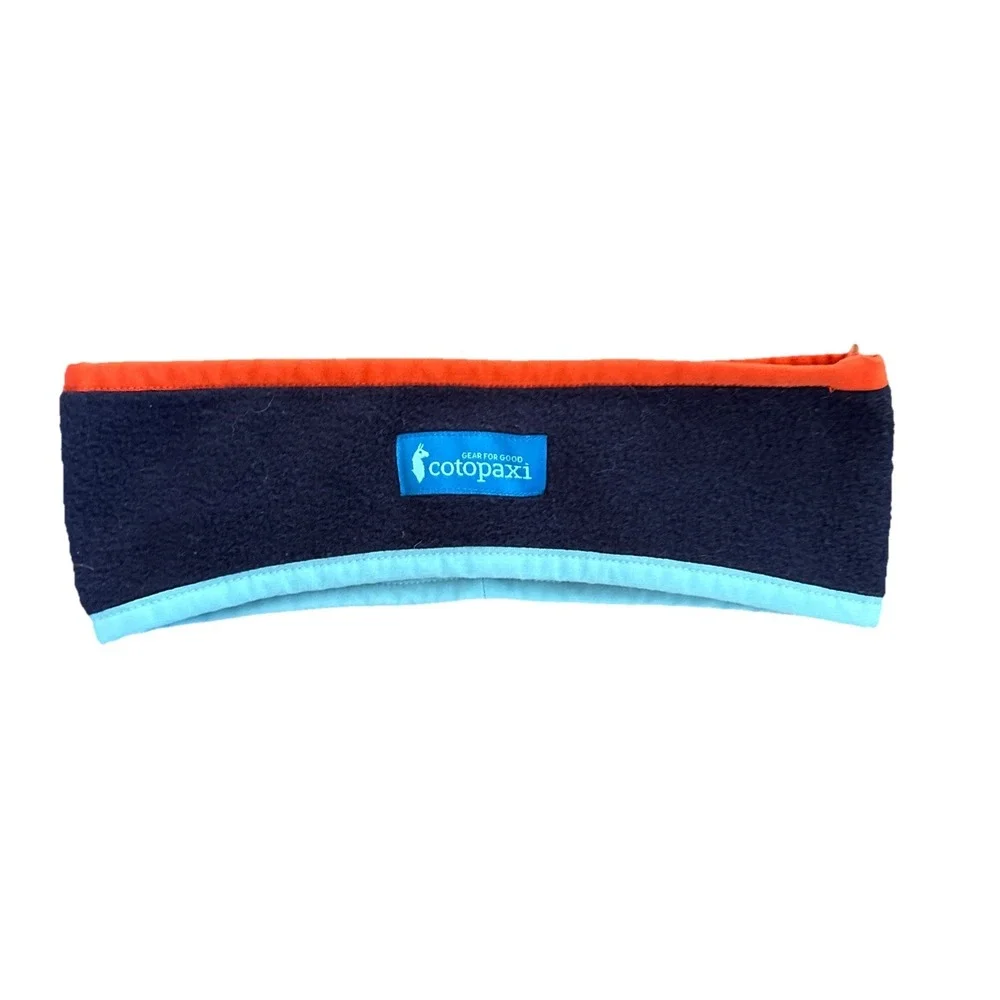 Cotopaxi Teca Fleece Ear Warmer Headband Unisex One Size Blue Running Hiking
